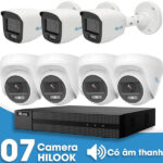 Bộ 7 Mắt Camera HILOOK 2.0mp - Có Màu Ban Đêm