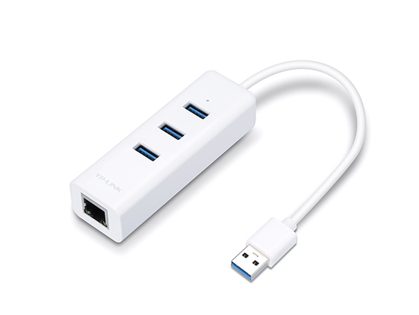 UE330 - Bộ Chia Cổng USB-A ra 3 cổng USB-A 3.0 & Mạng Gigabit Ethernet