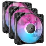 Bộ 3 quạt máy tính Corsair iCUE LINK RX120 RGB - NEW Black/White - Ảnh 2