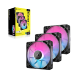 Bộ 3 quạt máy tính Corsair iCUE LINK RX120 RGB - NEW Black/White