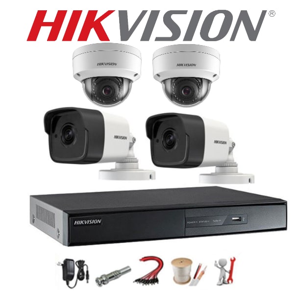 Bộ 4 Mắt Camera IP HIKVISION 2.0mp