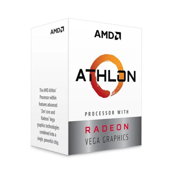 CPU AMD Athlon 3000G (AMD AM4 - 2 Core - 4 Thread - Base 3.5Ghz - Cache 5MB) box