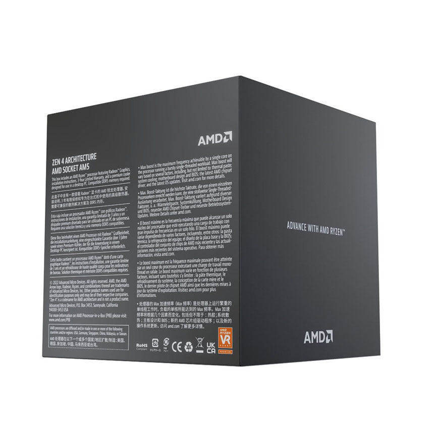 CPU AMD Ryzen 9 7900 (76M Cache, Up to 5.40Ghz, 12C24T, Socket AM5) - Ảnh 4