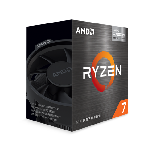 CPU AMD Ryzen 7 5700G (AMD AM4 - 8 Core - 16 Thread - Base 3.8Ghz - Turbo 4.6Ghz - Cache 20MB)