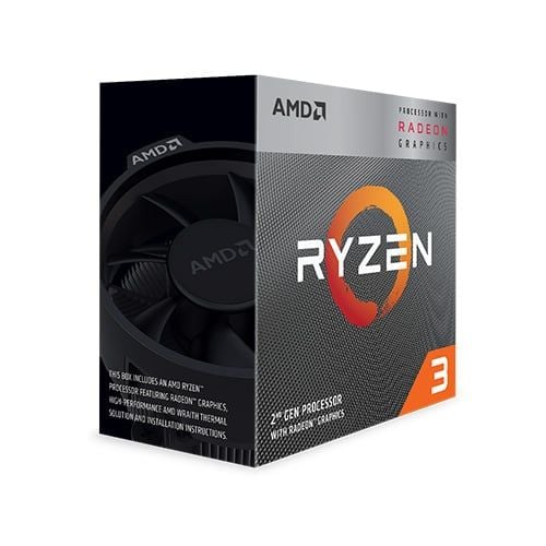 CPU AMD Ryzen 3 3200G (AMD AM4 - 4 Core - 4 Thread - Base 3.6Ghz - Turbo 4.0Ghz - Cache 6MB)