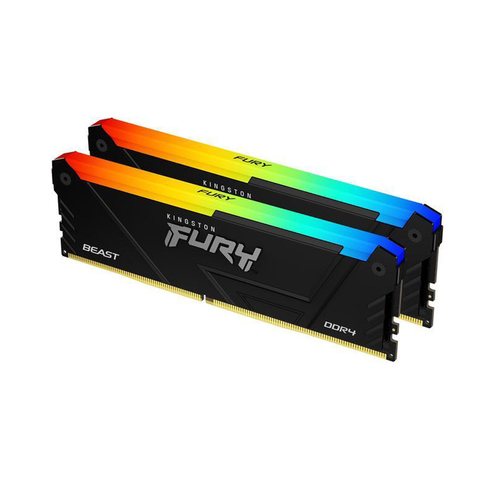 RAM Kingston FURY Beast RGB 32GB (2x16GB) DDR4 3200MHz (KF432C16BB12AK2/32) - Ảnh 1