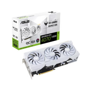 Card màn hình ASUS TUF Gaming GeForce RTX 4070 Ti SUPER 16GB GDDR6X White OC Edition (TUF-RTX4070TIS-O16G-WHITE-GAMING)