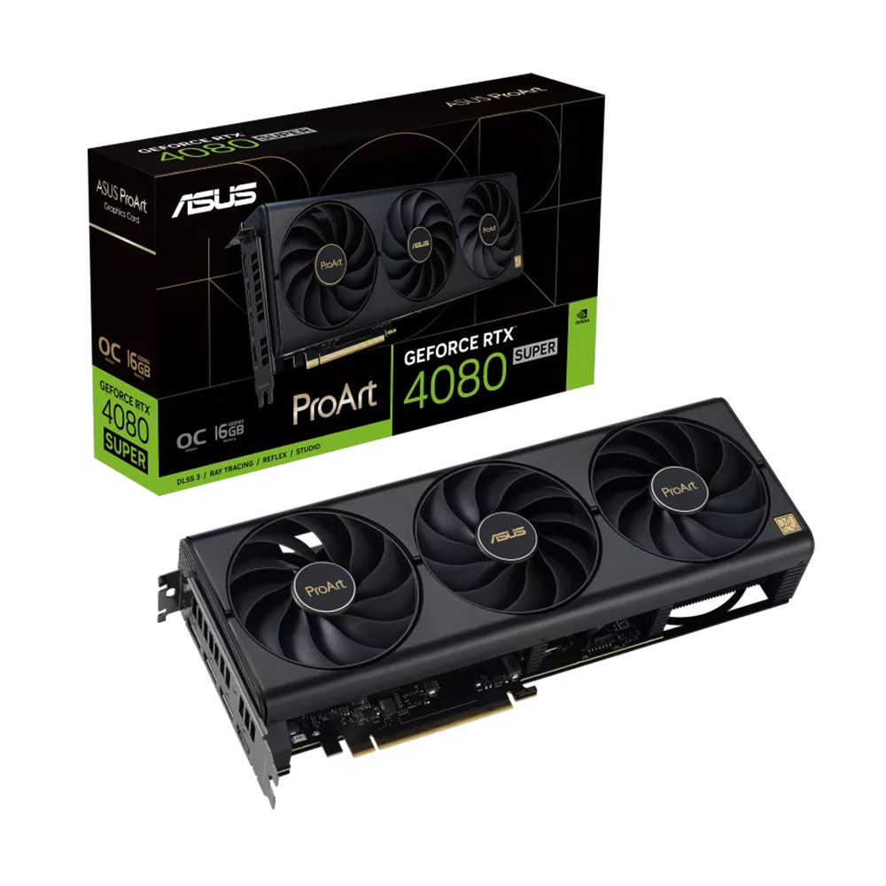 Card màn hình ASUS ProArt GeForce RTX 4080 SUPER 16GB GDDR6X OC Edition (PROART-RTX4080S-O16G) - Ảnh 1