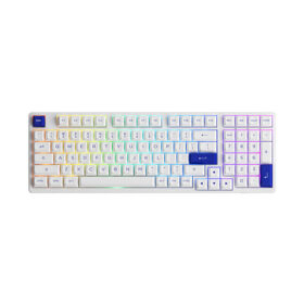 Bàn phím AKKO 3098B Multi-modes Blue on White (CS switch - Jelly Pink)
