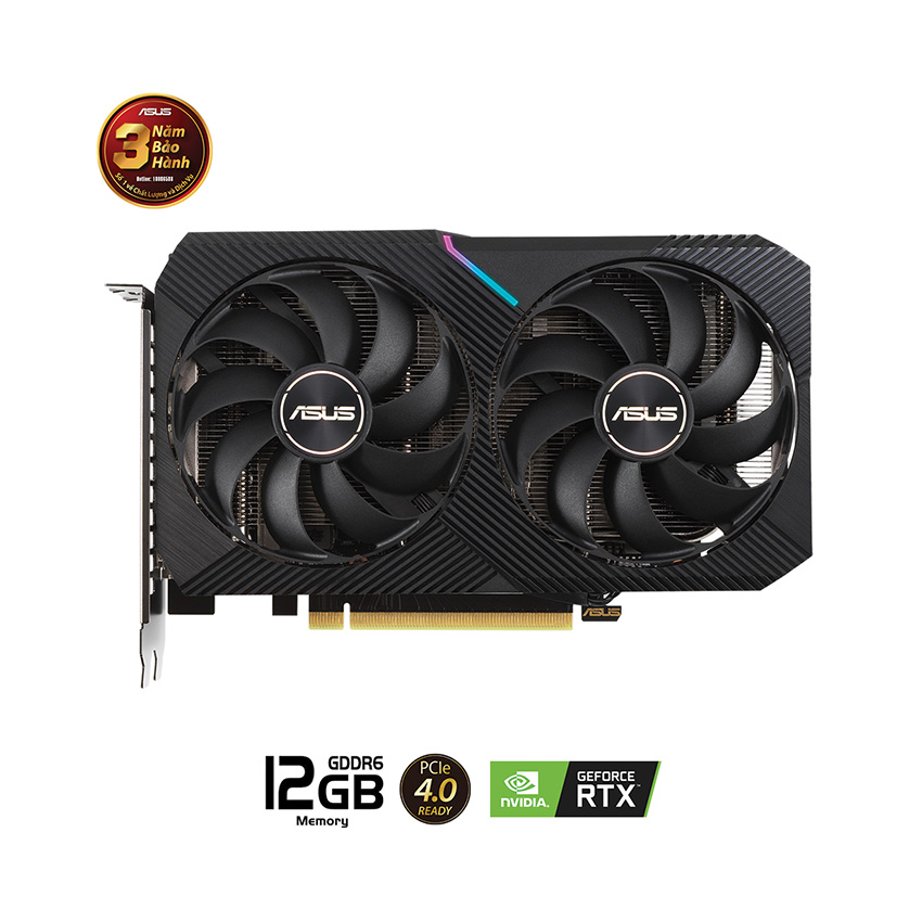 Card màn hình ASUS Dual GeForce RTX 3060 V2 12GB GDDR6 (DUAL-RTX3060-12G-V2) - Ảnh 2