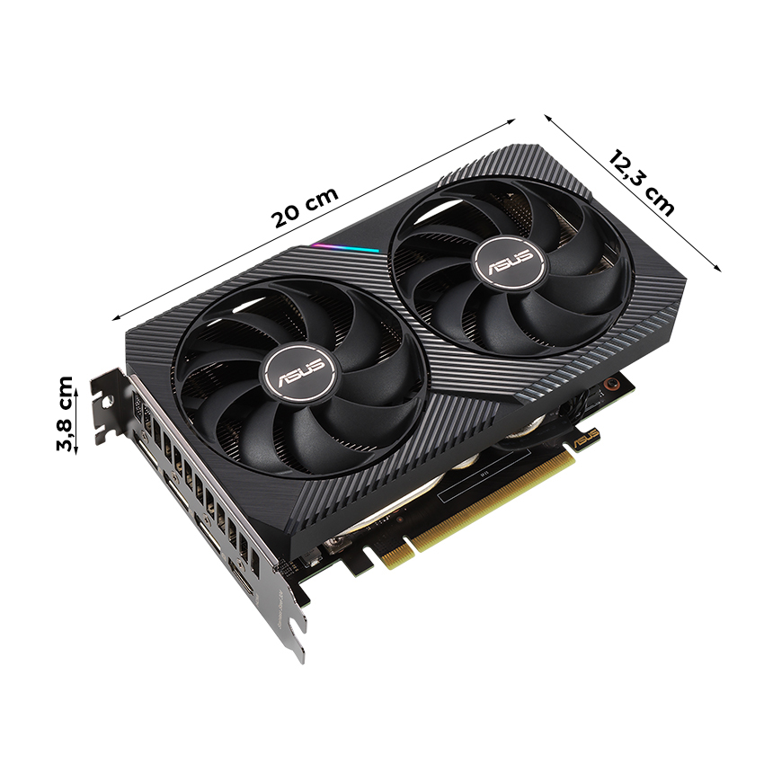 Card màn hình ASUS Dual GeForce RTX 3060 V2 12GB GDDR6 (DUAL-RTX3060-12G-V2) - Ảnh 3