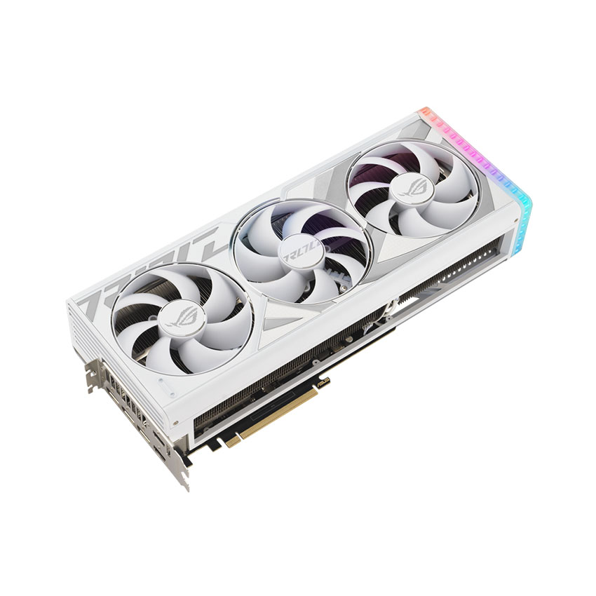 Card màn hình ASUS ROG Strix GeForce RTX 4090 OC White Edition 24GB (ROG-STRIX-RTX4090-O24G-WHITE) - Ảnh 4