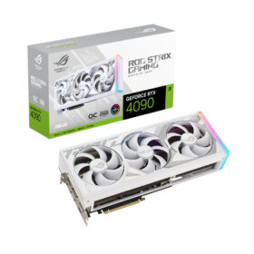Card màn hình ASUS ROG Strix GeForce RTX 4090 OC White Edition 24GB (ROG-STRIX-RTX4090-O24G-WHITE)