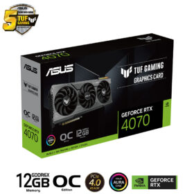 Card màn hình ASUS TUF Gaming GeForce RTX 4070 OC Edition 12GB (TUF-RTX4070-O12G-GAMING) - Ảnh 2
