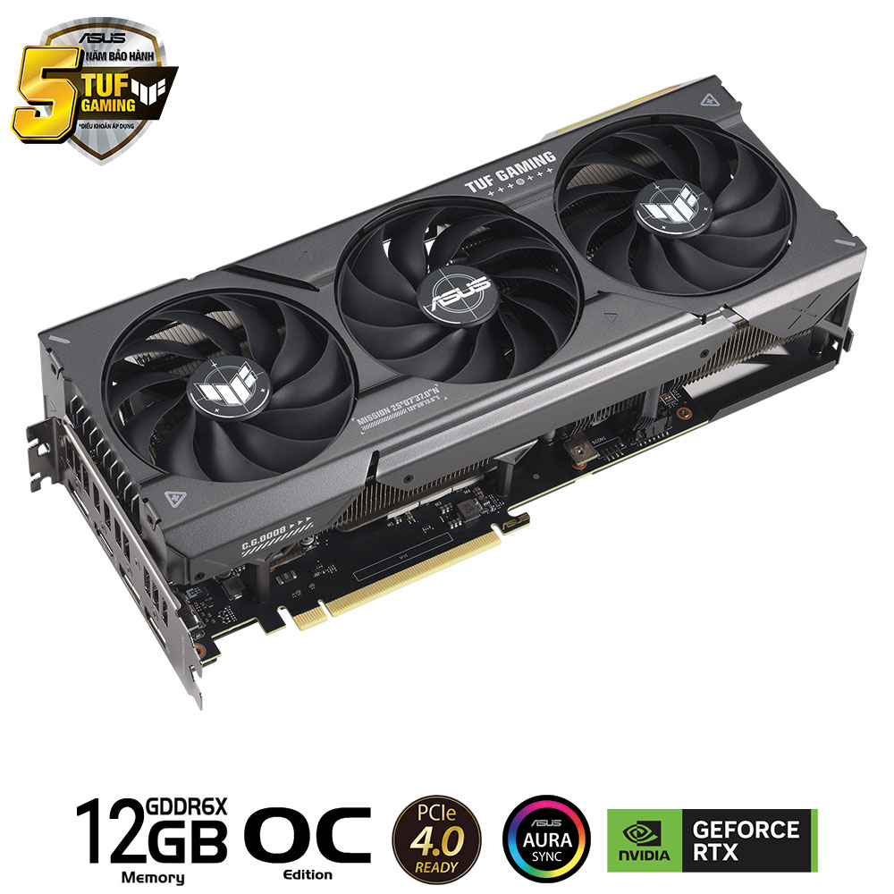 Card màn hình ASUS TUF Gaming GeForce RTX 4070 OC Edition 12GB (TUF-RTX4070-O12G-GAMING) - Ảnh 8