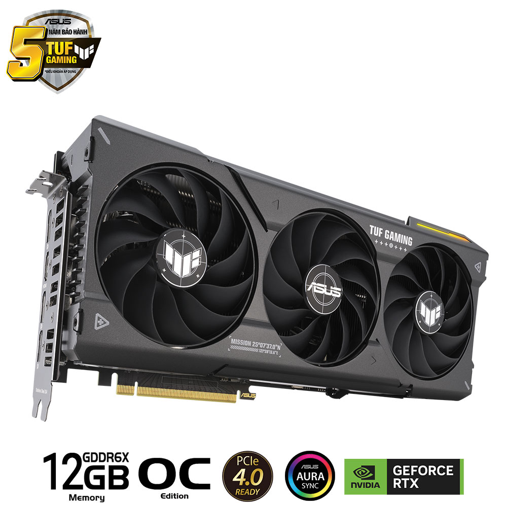 Card màn hình ASUS TUF Gaming GeForce RTX 4070 OC Edition 12GB (TUF-RTX4070-O12G-GAMING) - Ảnh 6