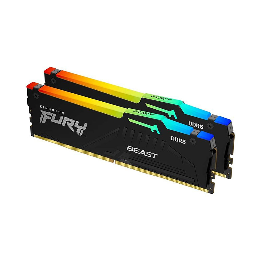 Ram Desktop Kingston Fury Beast RGB (KF560C40BBAK2-16) 16GB (2x 8GB) DDR5 6000Mhz - Ảnh 2