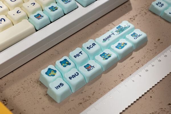 AKKO Keycap set – Akko Lemon Bear (PBT Dye-subbed / OEM profile / 122 nút) - Ảnh 4