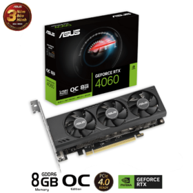 Card màn hình Asus GeForce RTX 4060 LP-BRK OC Edition 8GB GDDR6 (RTX4060-O8G-LP-BRK)