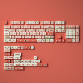 AKKO Keycap set – Raccoon MAO (PBT Dye-subbed / MAO profile / 142 nút) - Ảnh 4