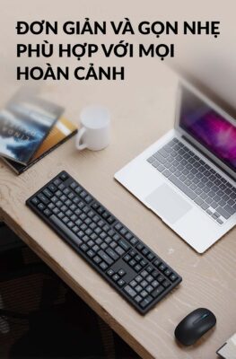 Phím chuột không dây AKKO MX108 (Bluetooth – 2.4Ghz – Black & Cyan / Blue on White) - Ảnh 6