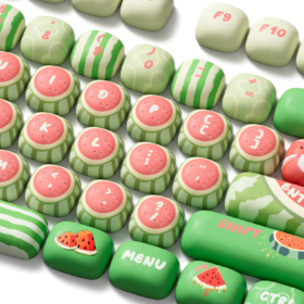 AKKO Keycap set – Watermelon (PBT Dye-subbed / MOG profile / 139 nút) - Ảnh 3