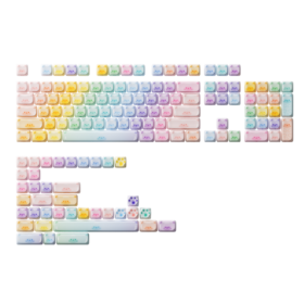 AKKO Keycap set – Colorful Cats MAO (PBT Dye-subbed / MAO profile / 142 nút) - Ảnh 3