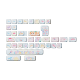 Akko Butterfly Fantasy Keycap Set (PBT Dye-subbed / MOA profile / 140 nút) - Ảnh 2