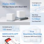 Bộ Phát Wifi Mesh Mercusys Halo H30 Chuẩn Tốc Độ AC1200Mbps - Ảnh 3