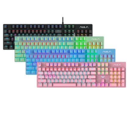Bàn phím cơ gaming AULA S2022 (Blue switch, USB, LED Rainbow)