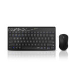 Bộ Bàn phím + Chuột không dây Rapoo 8000M màu Đen (USB/Bluetooth)