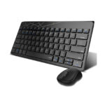 Bộ Bàn phím + Chuột không dây Rapoo 8000M màu Đen (USB/Bluetooth) - Ảnh 2
